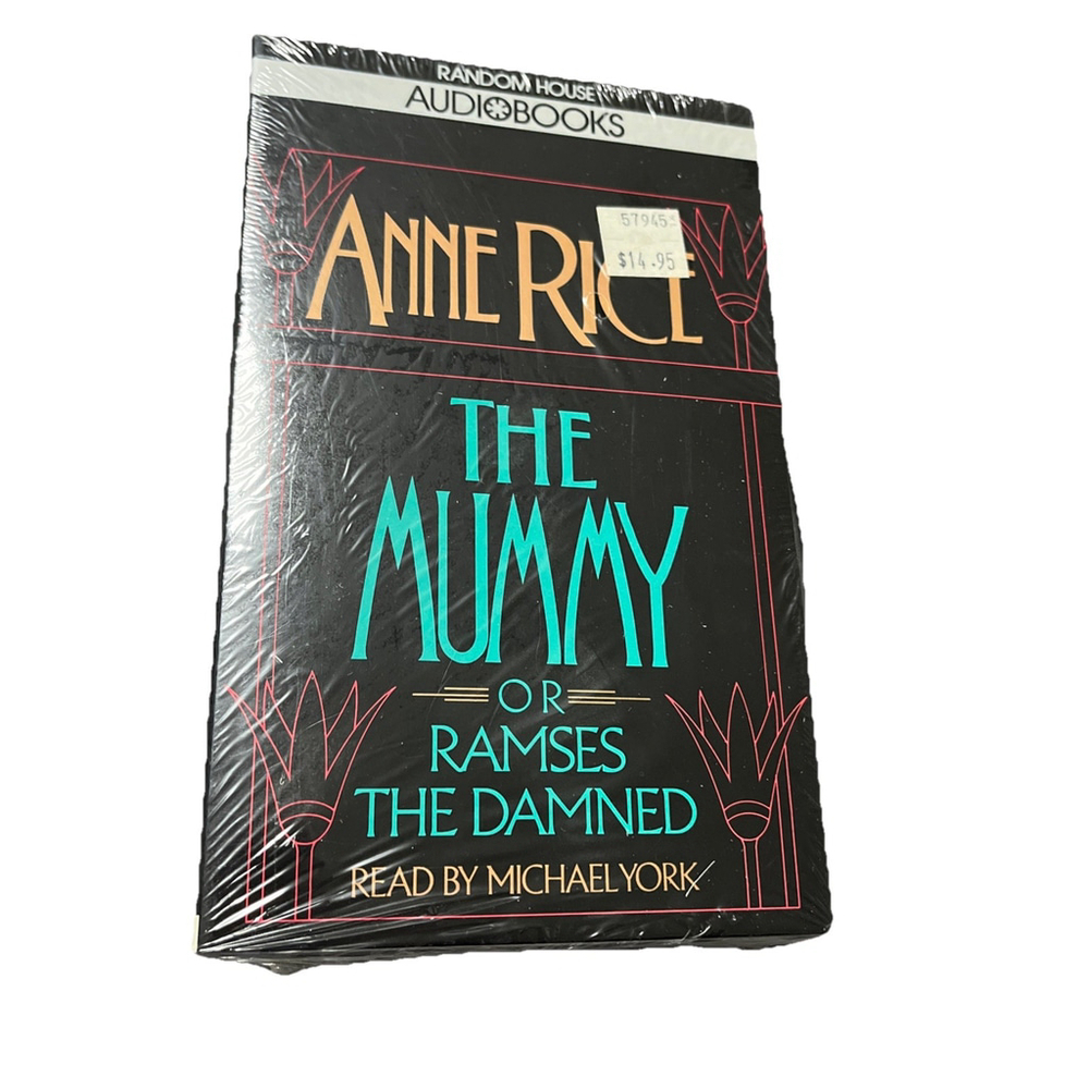 Anne Rice The Mummy Or Ramses The Damned Vtg Audiobook Cassette Sealed New 1989